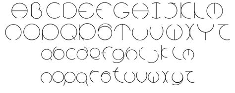 Circle font by Michelle Langlo | FontRiver