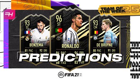 Fifa 21 Team Of The Week 25 Predictions Futhead News