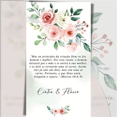 Convite De Casamento Virtual Interativo Animado Aquarela Ros