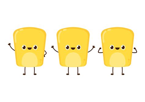 Corn kernel character design. Corn on white background. Corn kernel ...