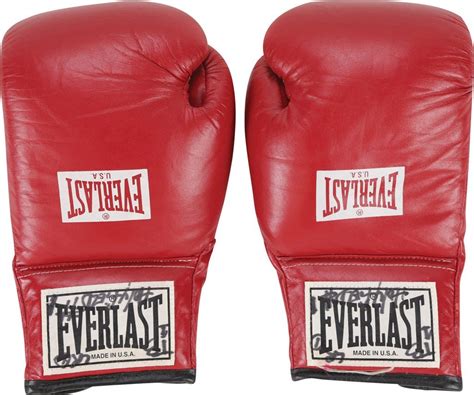 Die Mike Tyson Bite Fight Boxhandschuhe Von Evander Holyfield Werden V