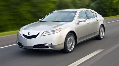 Wallpaper Acura Tl 2008 Silver Metallic Side View Style Cars