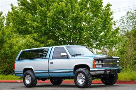 1 Owner 1989 Chevy Silverado 2500 4x4 5 7l V8 Only 37k Original Miles For Sale