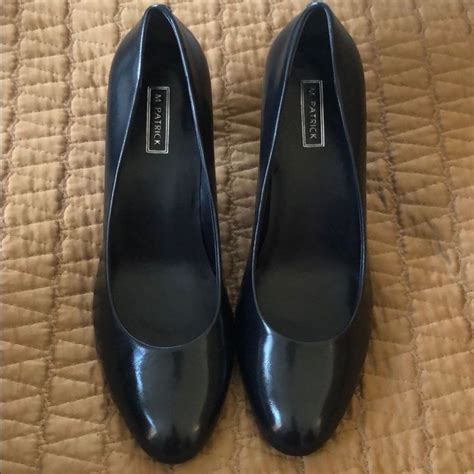 M Patrick Perfect Dark Navy Pumps Nwt In Navy Pumps Nude