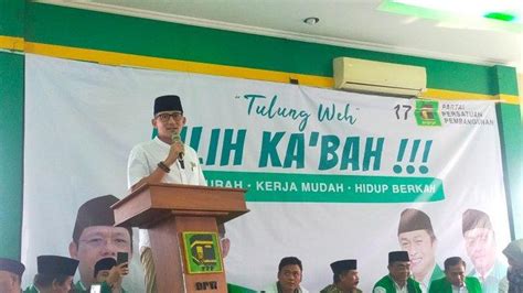 Sandiaga Uno Akui Soal Nasibnya Jadi Cawapres Ganjar Ada Di Tangan