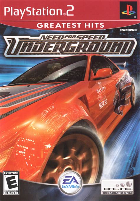 Need For Speed Underground 2003 Playstation 2 Box Cover Art Mobygames