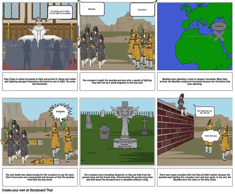 The Crusades Storyboard By Johnrutledge