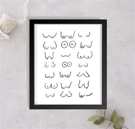 Boob Art Boobs Print Feminist Art Watercolour Print International Women S Day Print