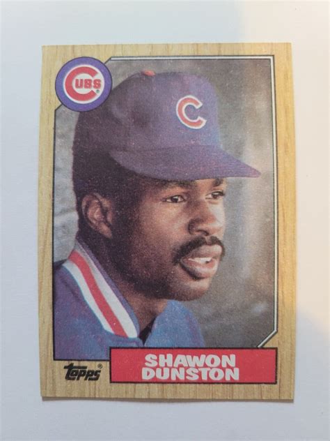 1987 TOPPS SHAWON DUNSTON 346 NM EBay