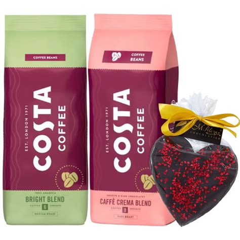 Zestaw Kaw Ziarnistych Costa Coffee Bright Blend Oraz Costa Coffee