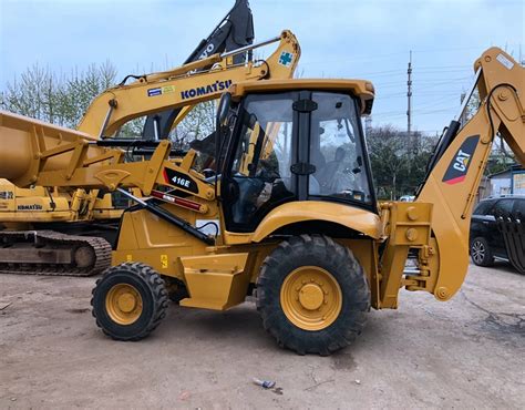 Used Backhoe Loader Caterpillar Cat416e Buckets And Excavators 4 Drive