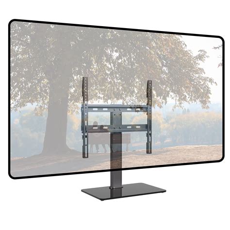 PROMOUNTS Tabletop TV Stand With Height Adjustable TV Mount For 37 65