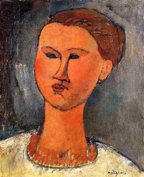 Woman S Head 1915 Amedeo Modigliani WikiArt Org