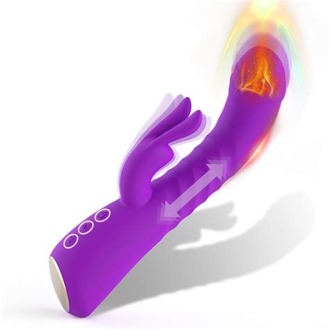 Esvow Female Sex Toys Thrusting Rabbit Vibrator For Women With