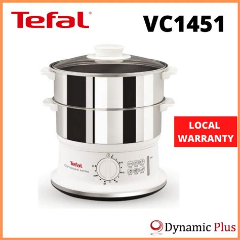 Tefal Vc Convenient Series Stainless Steel Steamer Shopee Singapore