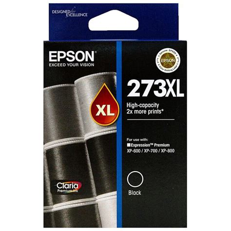 Epson Xl Black Ink Cartridge Inkwell Cartridges Toner