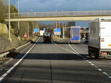 Northbound M42 At Junction 5 © David Dixon Geograph Britain And Ireland