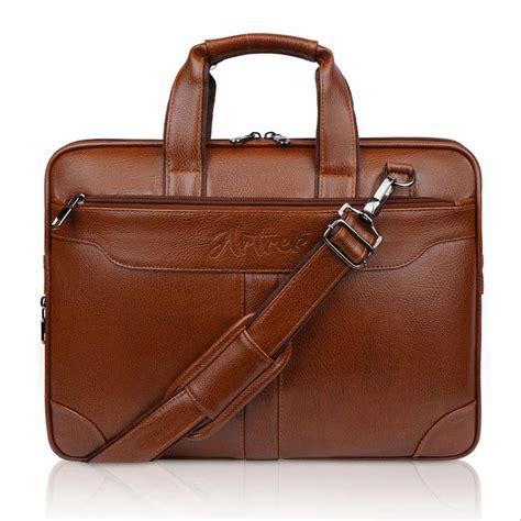 Artrek Classic Tan Brown Non Leather Office Laptop Sleeve At Rs 2499