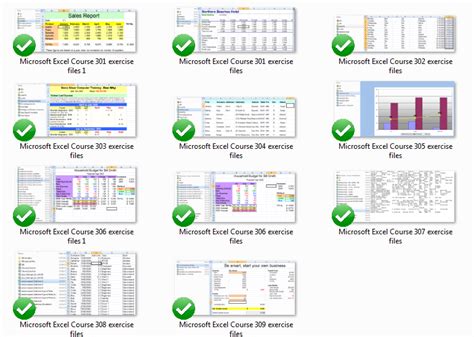 Exercise Files Included In Microsoft Excel Beginners To Advanced