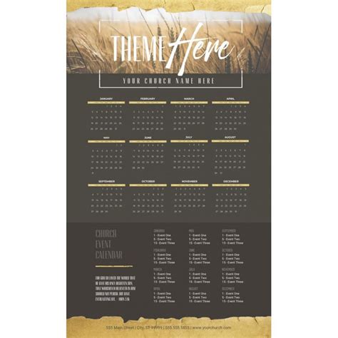 Church Calendars - Harvest YEARLY THEME | ProChurch