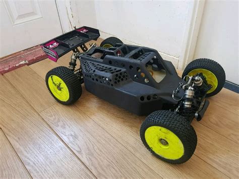 Losi 5ive B Buggy Zenoah 32cc Hitech Futaba T4PV 1 5 Scale Petrol