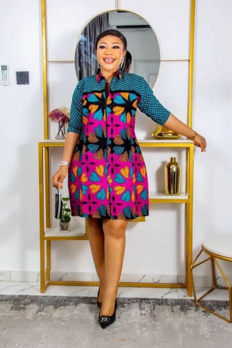 40 Fascinating Ankara Short Gown Dress Styles For A Stylish And