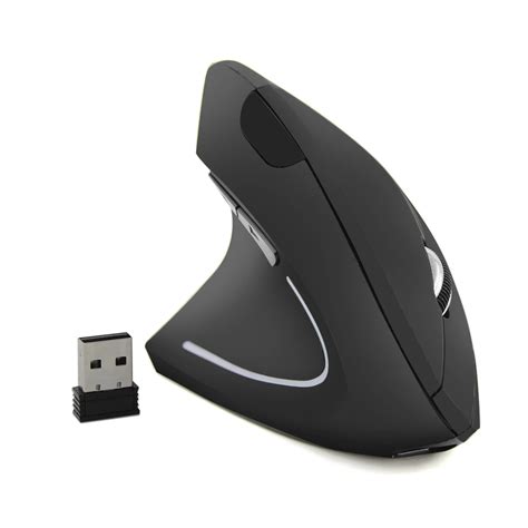 CHYI ratón Vertical de mano izquierda inalámbrico Mouse ergonómico