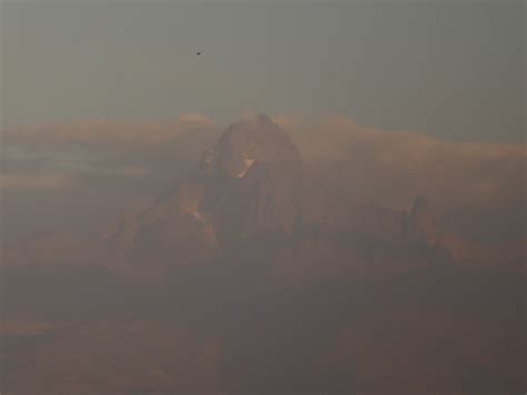 Moon Over Mount Kenya Moonrise Sweetwaters Tented Camp Back Safari