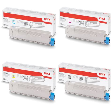 OKI MC853 MC873 Toner Pack CMY 7 3K Pages K 7K Pages