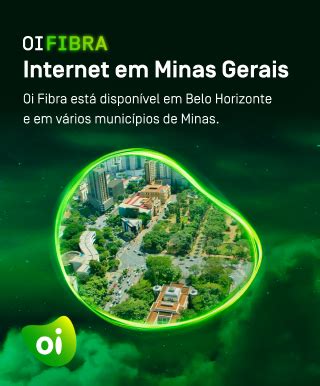 Internet Minas Gerais banda larga fibra ótica da Oi