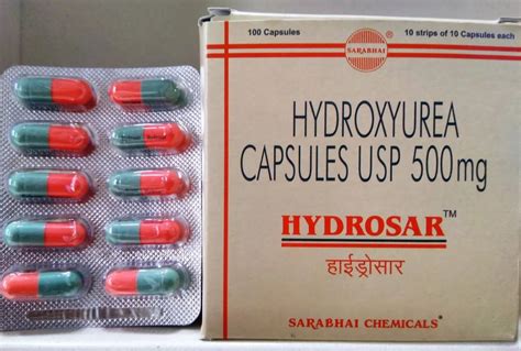 Hydroxyurea Capsule 500mg, For Hospital at ₹ 138/stripe in Nagpur | ID ... 
