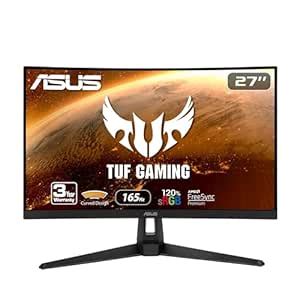 ASUS TUF Gaming VG27VH1B 27 Curved Monitor 1080P Full HD 165Hz