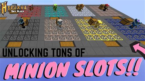 Unlocking Tons Of Minion Slots Hypixel Skyblock Ep 3 Youtube