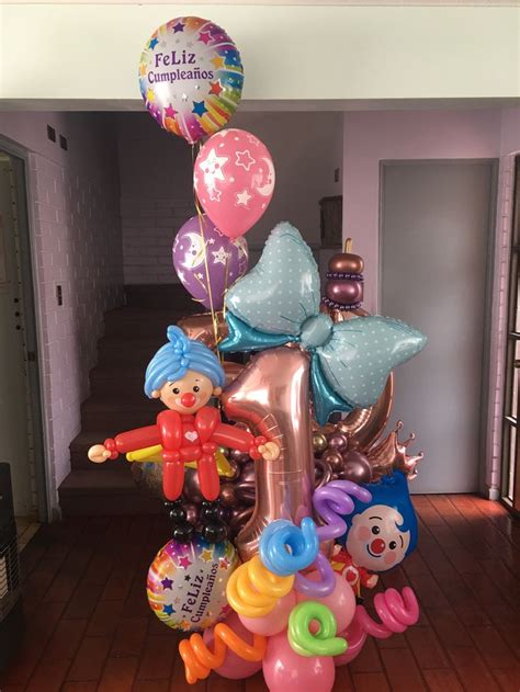 Bouquet Payaso Plim Plim Balloon Decorations Party Balloon