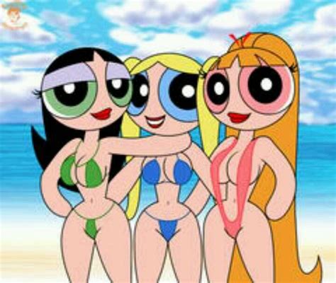 Powerpuff Girls In Thong Bikinis Buttercup I Green Pinterest