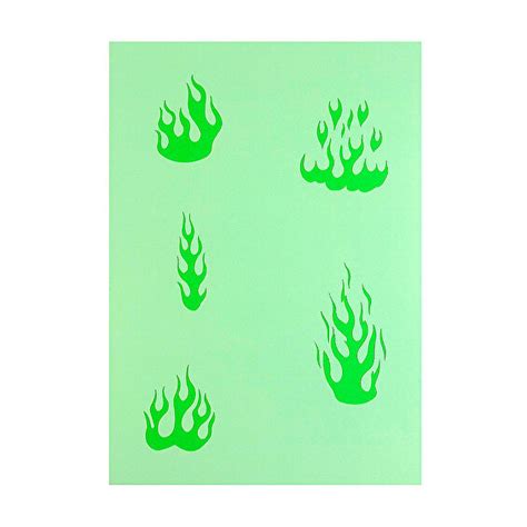 Createx Stencil Set, Flames - Hlstore.com | Highlights