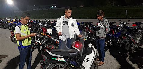 Op Samseng Jalanan Saman Dikeluarkan Tujuh Motosikal Disita