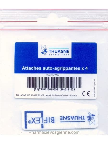 ATTACHES AUTO AGRIPPANTES BOITE DE 4 THUASNE