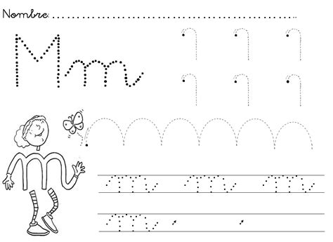 Grafomotricidad Letra M Manualidades A Raudales