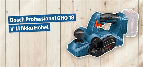 Bosch Professional Gho V Li Akku Hobel Testbericht Erfahrungen