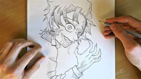 How To Draw Tanjiro Demon King Demon Slayer Anime Drawing