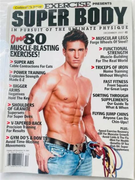 Exercise For Men Only Fitness Magazine December 2007 Collects Issue