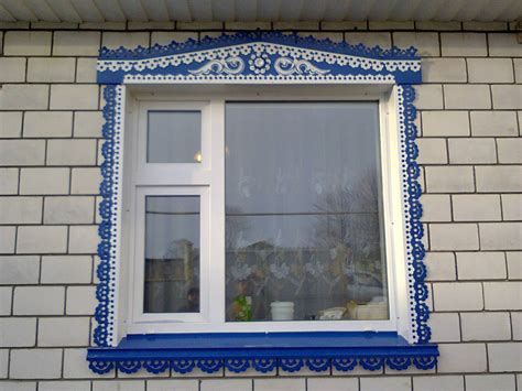 Наличники на окна из металла: 75 фото