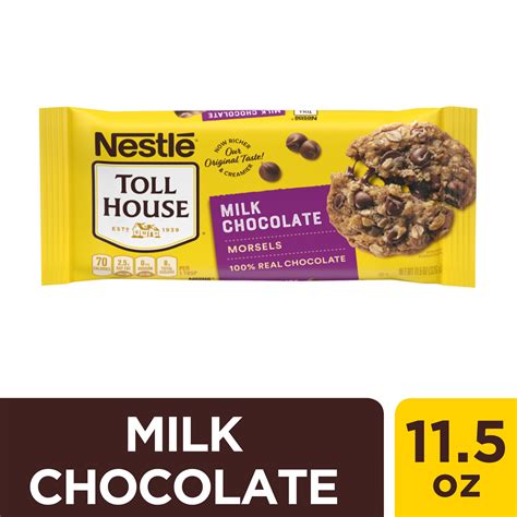 Nestle Toll House Milk Chocolate Chips 115 Oz