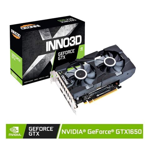 Inno3d GeForce® GTX 1650 Twin X2 OC V2 4gb Graphic Card | Shopee ...