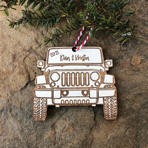 Jeep Ornament Jeep Lover T Outdoors Christmas Ornament Etsy