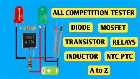 Make All Component Tester Using Bc547 Make A Universal Components Tester Amartechnology Youtube