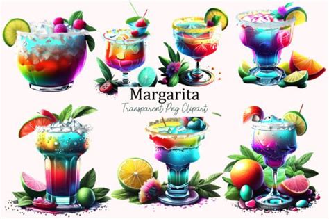 Watercolor Margarita Clipart Graphic By Colourful · Creative Fabrica