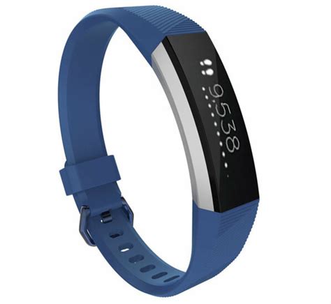 FitBit Alta HR Siliconen Bandje Met Gesp Maat Large Denimblauw