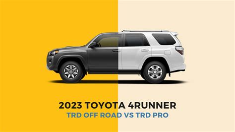 2023 4runner Trd Off Road Vs Trd Pro Which Is Better Evto Ca